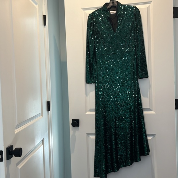 EUC - Cefinn Jacquetta sequin full length evening gown. Size 6 US, 10 UK. Lined - Picture 4 of 8